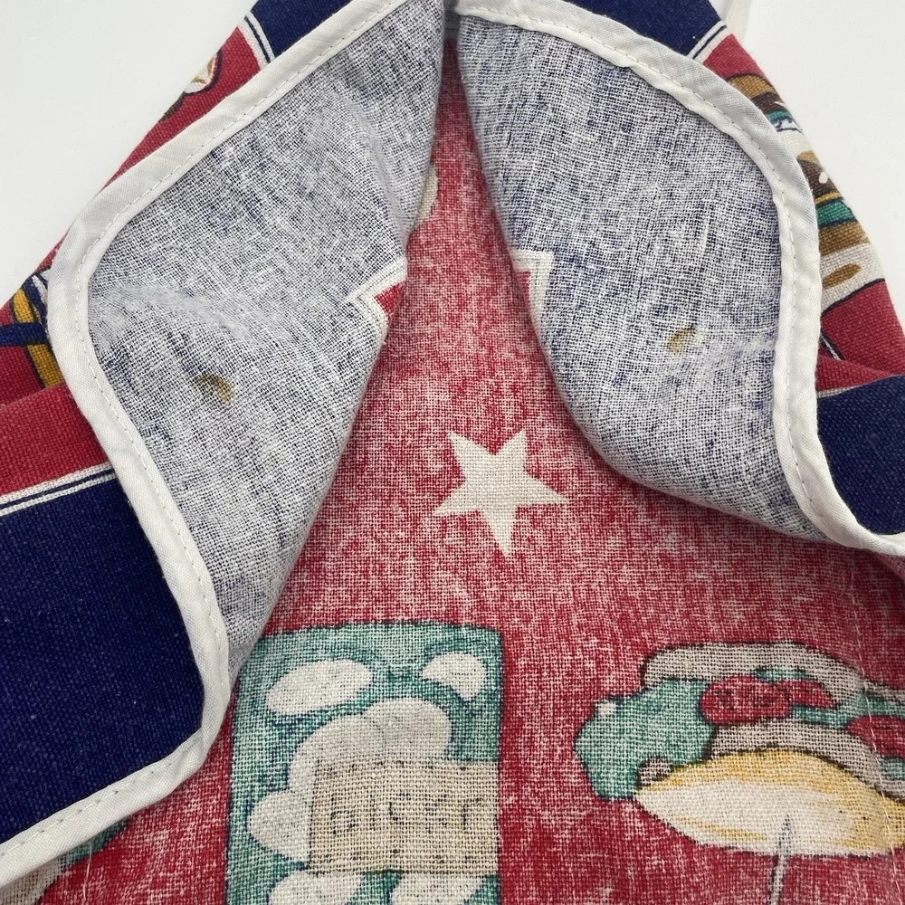vntg‎ late 80's graphic American bbq apron 